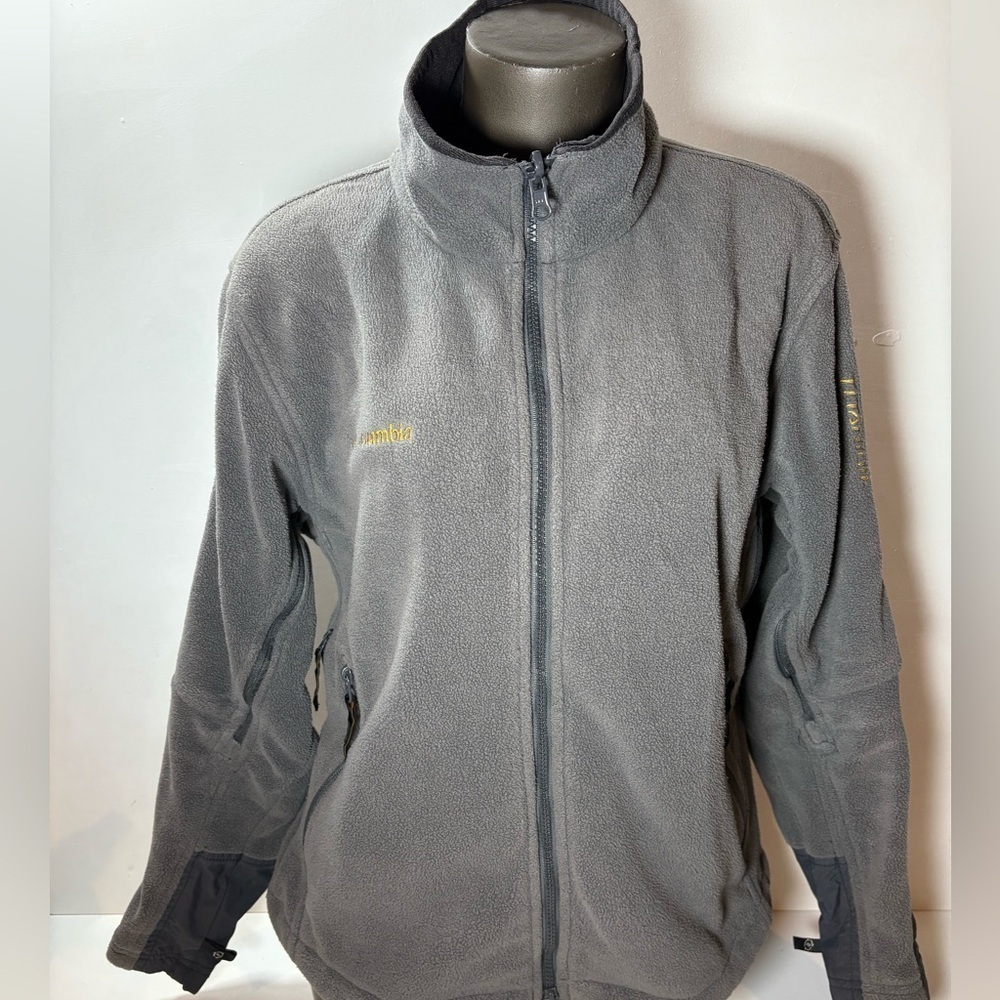 Columbia Gray Fleece Jacket